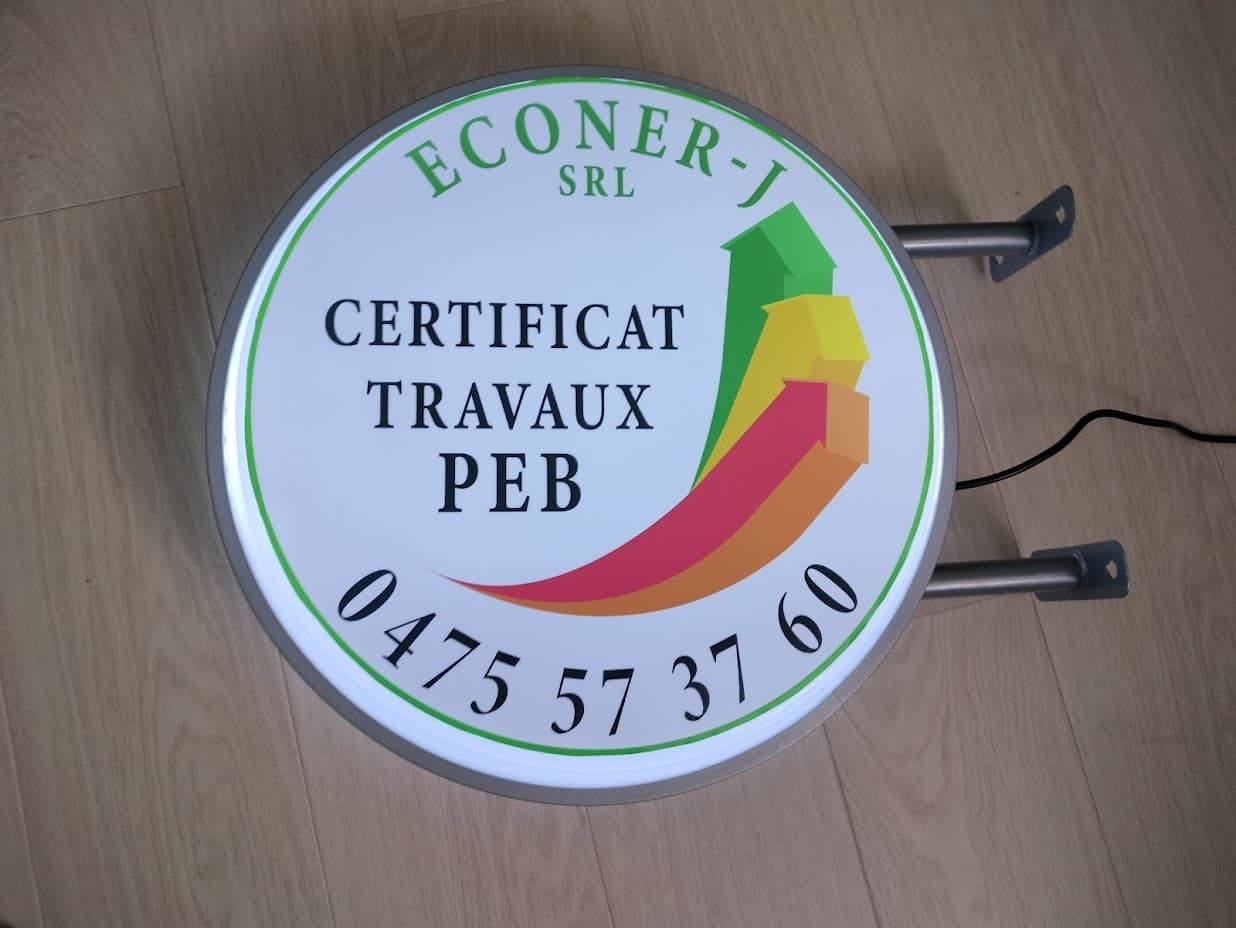 Enseigne drapeau visuel 2